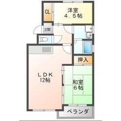 国府宮駅 徒歩4分 2階の物件間取画像